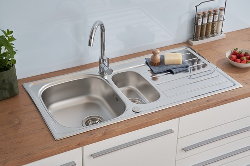 Acciaio inox lavello - acciaio,