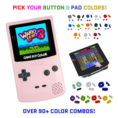 Nintendo game boy color rosa - game,