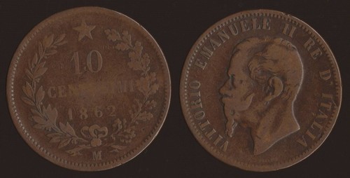 Centesimi 1862 milano - 10,