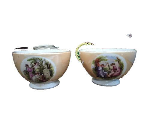 Coppia ceramica angelica - coppia,