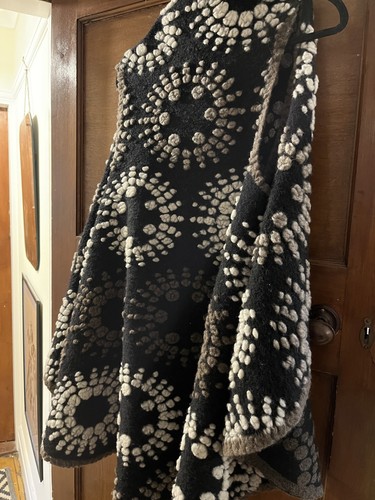 Poncho lana stile vintage