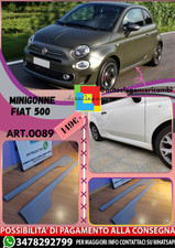 🎀ART.0089 MINIGONNE ADATTO PER FIAT 500 LOOK S SPORT GREZZE (162cm)🎀