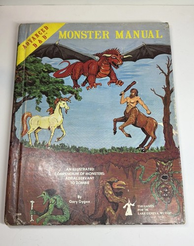 Vintage monster manual - ad&d,