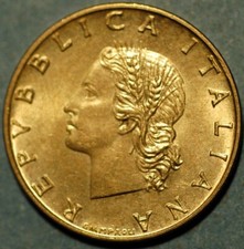 Italy 20 Lire 1970 KM# 97