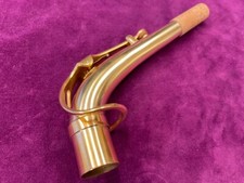 Nuovo COLLO sax alto RAMPONE & CAZZANI in SOLIDO STERLING con PLACCATURA ORO spedizione gratuita 