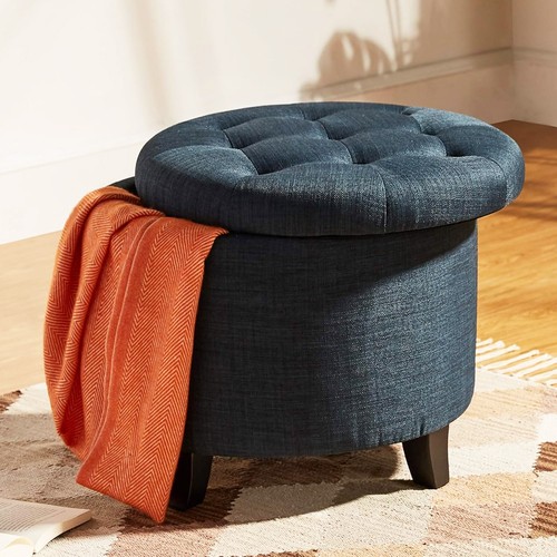 Pouf contenitore poggiapiedi - pouf,