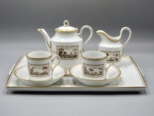RICHARD GINORI - SET CAFFÈ FIESOLE Demitasse - Pentola, tazze, piattini, latte