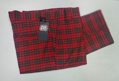 Pantalone tartan rosso - ,