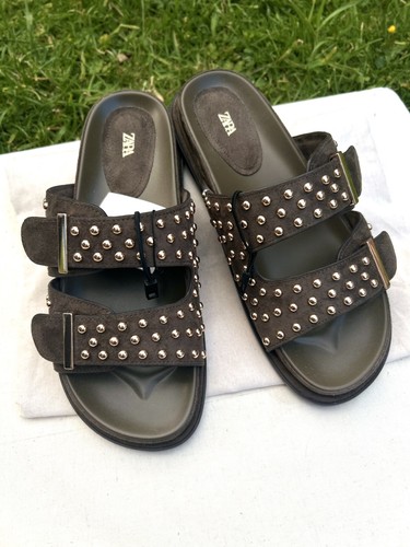 Zara sandali slip con - sandali,
