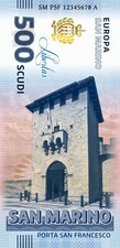 San Marino 500 Scudi 2025