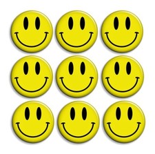 SMILEY ACID HOUSE button badge