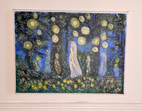 Foresta dei fae dipinto su - dei,