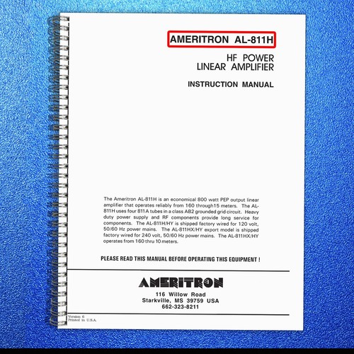 Ameritron 811h power - ameritron, al-811h