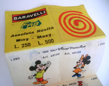 Catalogo Giocattoli BARAVELLI Personaggi Snodabili WALT DISNEY HANNA BARBERA '66