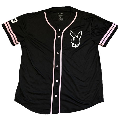 Maglia baseball playboy rosa - playboy,
