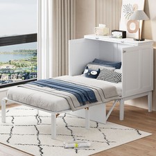 Letto armadio 90x200 cm, 140x200 cm letto pieghevole a parete letto in legno letto matrimoniale con rete a doghe