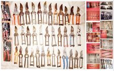 VECCHIE FORBICI DA POTA VARIE MISURE e altri vari attrezzi agricoli, vend. sing.