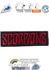 Patch Scorpions heavy metal tedesco rock logo iron on toppa termoadesiva badge