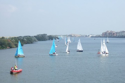 Photo 6x4 dinghy - dinghy, racing