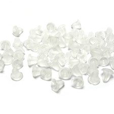 100 GOMMINI 4mm silicone per ORECCHINI perno tappini Ferma Monachelle retro basi