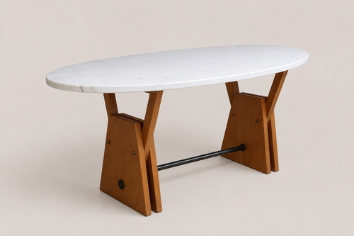 Tavolo ovale vintage 180x80 - ovale,