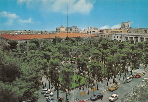 Cartolina foggia piazza italia - foggia,
