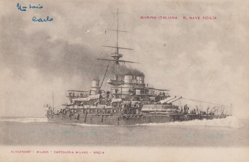 Cartolina marina italiana - cartolina,