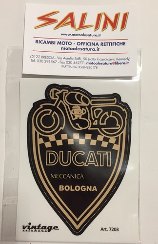 Adesivo vintage moto - ", "