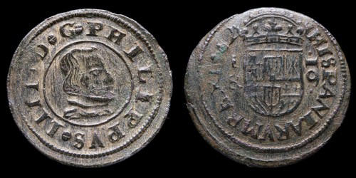 1662 maravedis philips iv - 1662,,