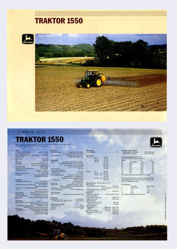 Trattore john deere 1550 - deere, cv