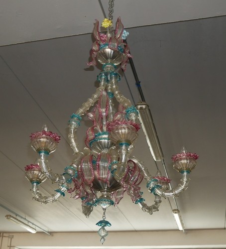 Lampadario murano cà - lampadario, di