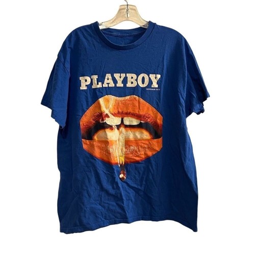 Shirt playboy uomo blu - t-shirt,