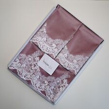 Tris Centrini in Velluto Rosa