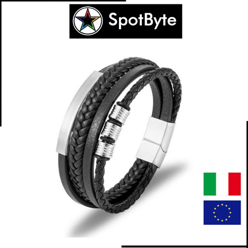 Bracciale uomo con fasce - bracciale,