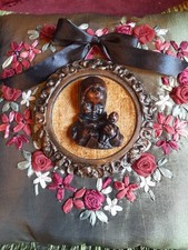 Antica placca legno fatta a