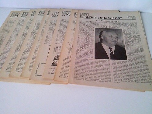 Kleine schachpost 9 hefte - schachpost,