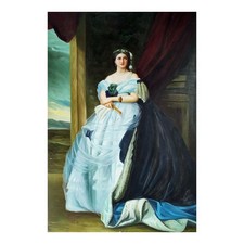 Quadro Olio su Tela 60x90 Dama
