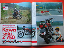 Rivista Motociclismo 1976 con prova KAWASAKI Z 750 - MOTO D' EPOCA -