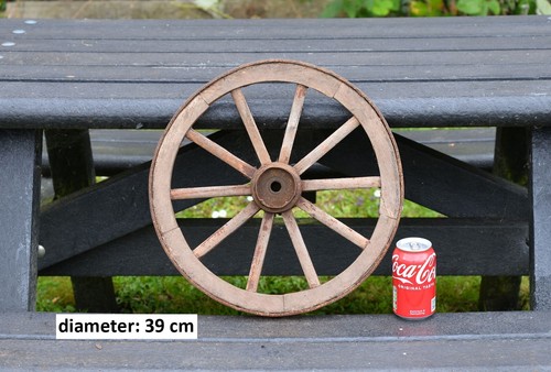 Vecchio carrello legno - in,