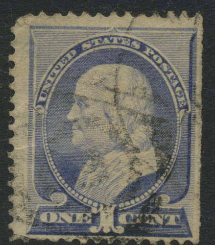 Francobollo usato usa blue - francobollo,