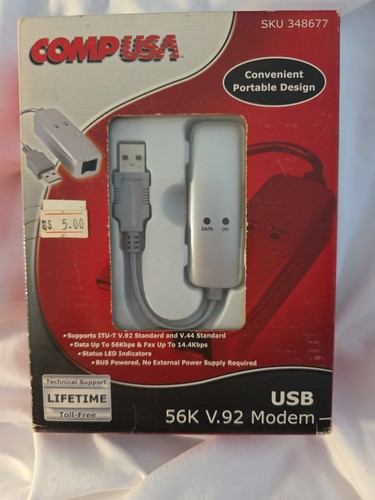 Modem usb 56k sigillato - usb,