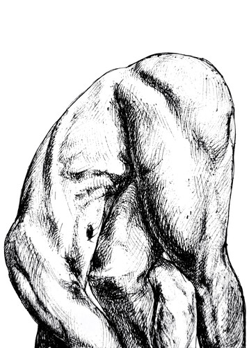 Dipinto nudo maschile - dipinto,