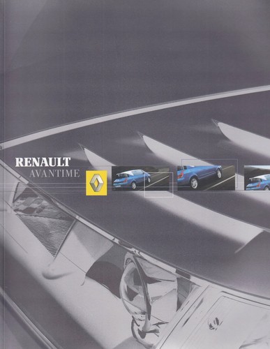 Brochure depliant auto design