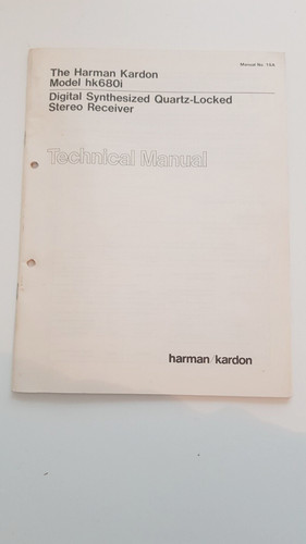 Manuale tecnico originale