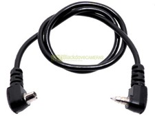 Cavo sincro flash, 30 cm. circa, PC sincro/jack conico. Sincro flash cable.