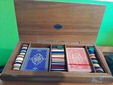 Dal Negro Scatola Cofanetto In Radica Carte Fiches