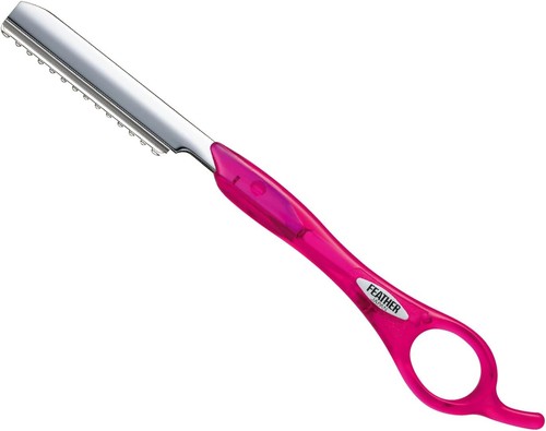 Sfilzino rasoio feather pink - rasoio,