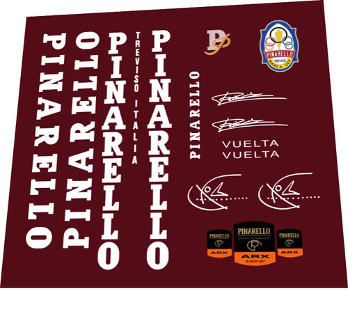 Set decalcomanie telaio - decalcomanie,
