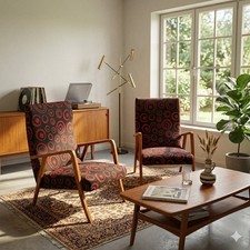 Poltrone vintage faggio - poltrone,