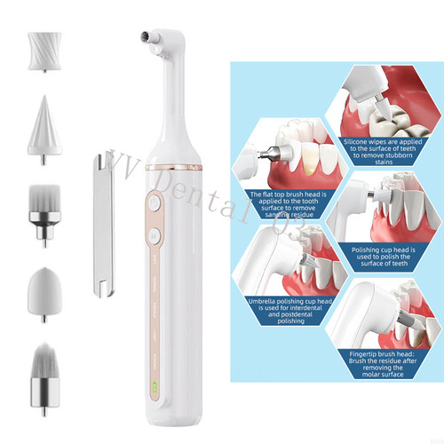 Teeth cleaning polisher set - teeth,